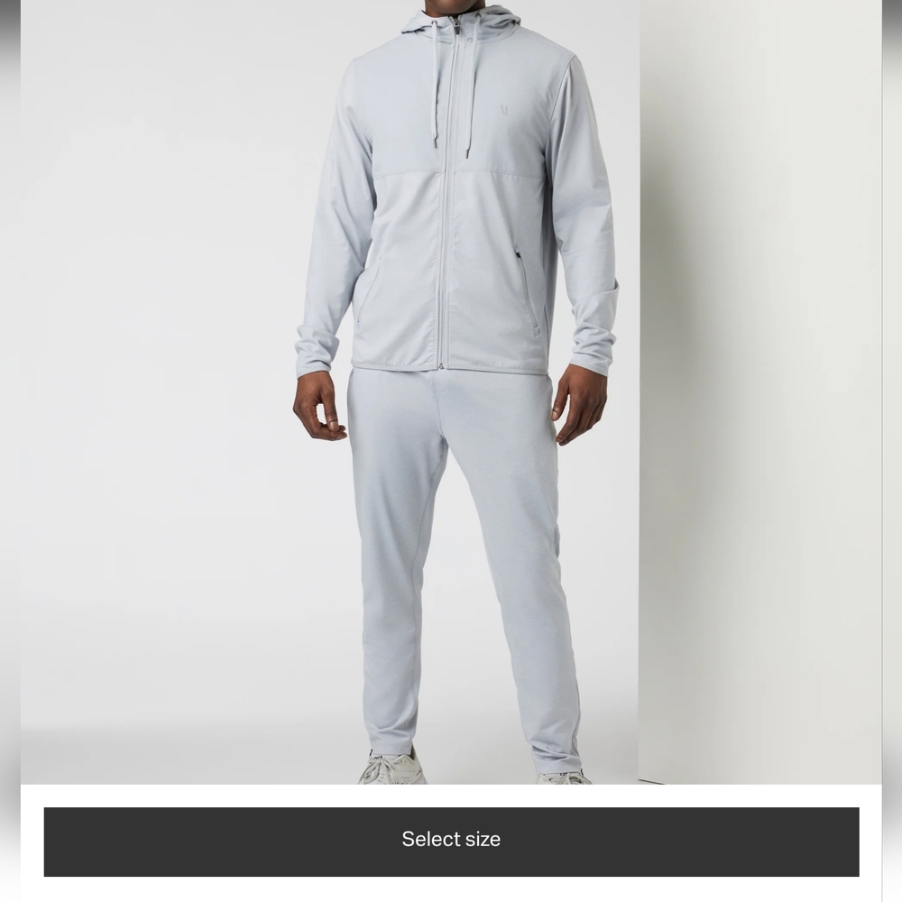 Like New, Worn Once, Vuori Set For Men, Jacket Sz S, Joggers Sz XS